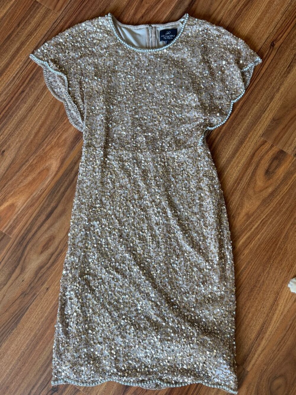 NWT Adrianna Papell Beaded mini dress